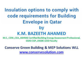 code requirements for Building Envelope in Qatar