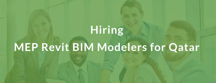 hiring mep revit bim modelrs for qatar