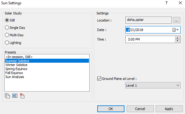 Shading Simulation using BIM